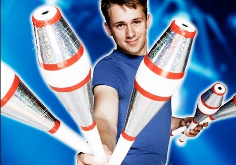 Kampioen jongleren Niels...
