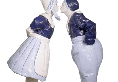 Living Statues in Hollands-thema...