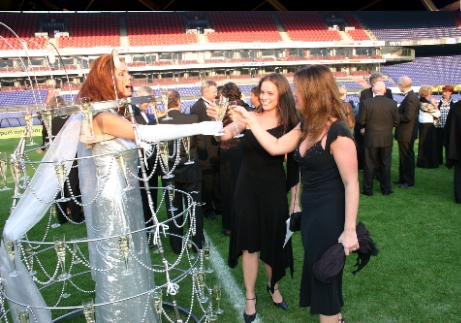 Entertainment als ludieke ontvangstact...