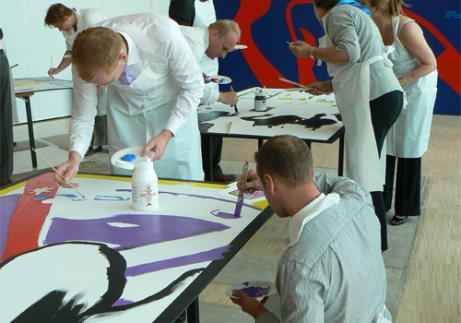 Creatieve momenten in de vorm van workshops...